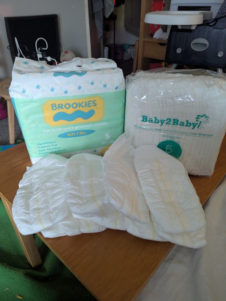 60 Size 5 diapers