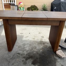 Large modern wooden desk/table