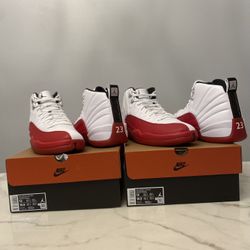 NIKE AIR JORDAN 12 CHERRY 2023 BUNDLE (2-PAIR)