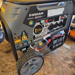 Firman T07573 Tri-Fuel Gas Propane Natural Gas Generator 7500W/9400W 120/240V with Electric Start