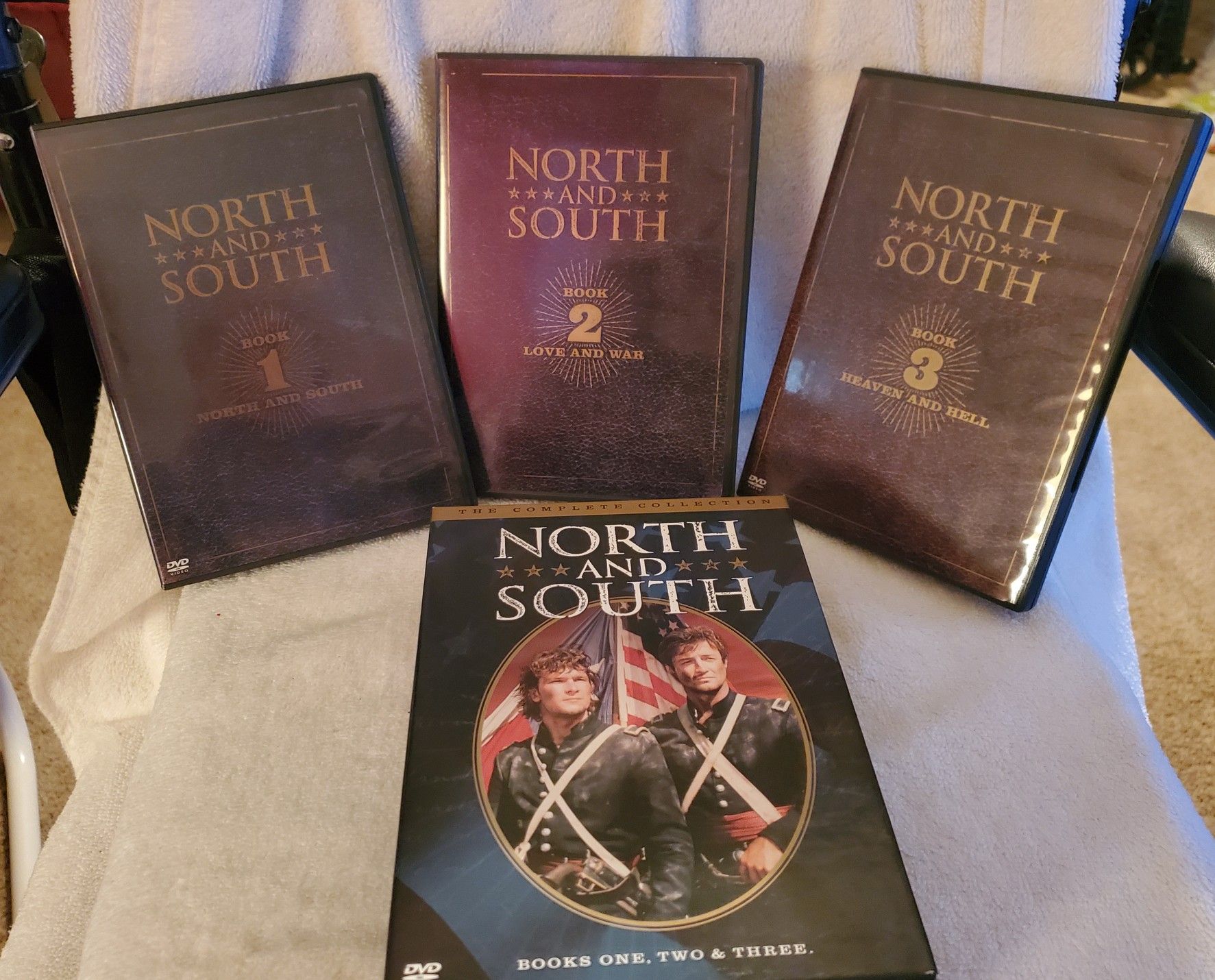 NORTH AND SOUTH..THE COMPLETE COLLECTION...5 DVDs SET....2004
