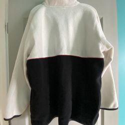 Vintage Tigger “Splendiferous” Embroidered Fleece Quarter Zip Sweater Pullover (XL)