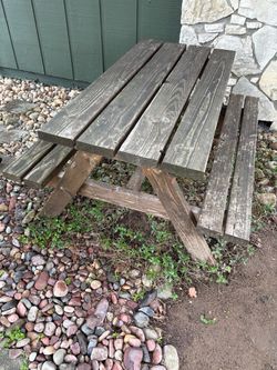 Kids Size Picnic Table