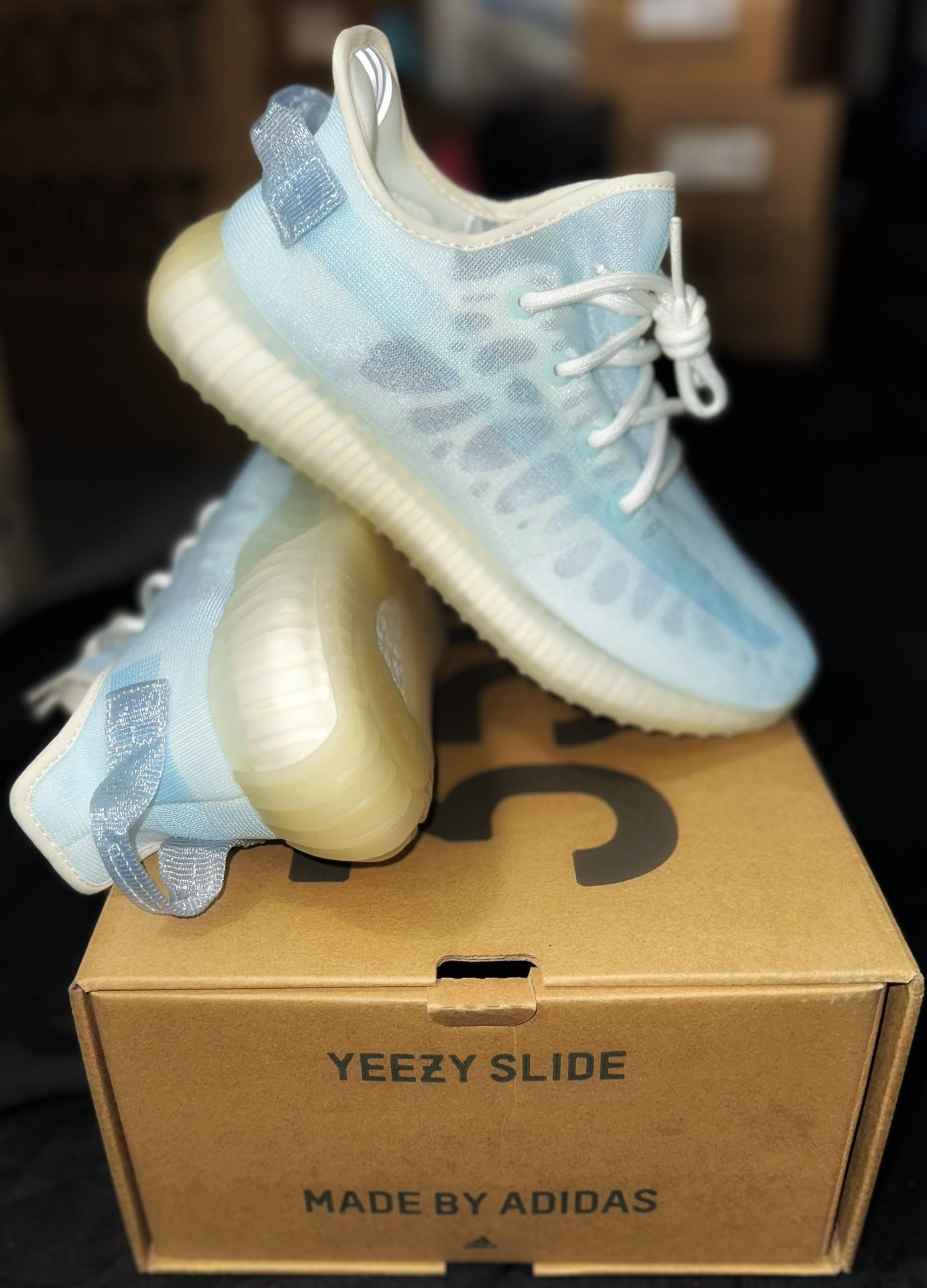 Yeezy Slide Yeezy Size Mens To Womens Mono Ice Yeezy Boost