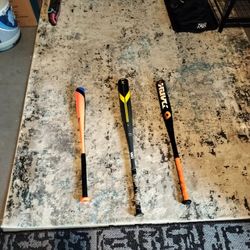 Baseball Bat Lot Of 3