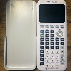 TI-84 Calculator (White)