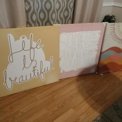 Wall Art Canvas Bundle***Uplifting And Stylish Decor 🌞