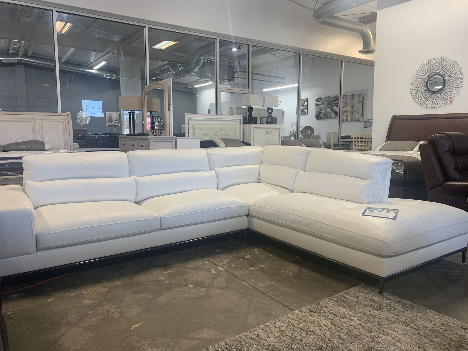 White Or Grey Expanding Sectional 
