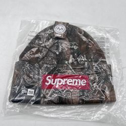 Supreme New Era Box Logo Beanie Real Tree AP Camo White Pink Cyan Blue Green Red FW25 NEW 