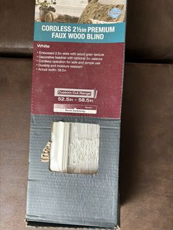 1 Left 59x64in Cordless Blinds 2 Left 59x48inches