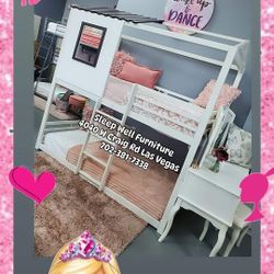 🌟 Twin Bunk Bed 2 FREE Mattresses, 👉Furniture Sectional, Queen Bed, Dining Table, Avail 