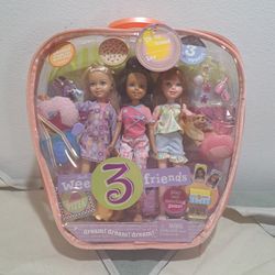 Barbie Mattel Wee 3 Friends Dolls Lot Vintage Stacie Clothes Accessories Dream