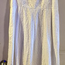 Never Worn, Only Washed White Old Navy Sun Dress Size XL