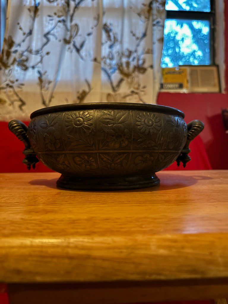 Antique Bronze Bowl