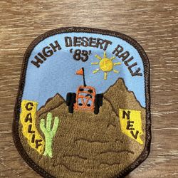 NEW  Rare 1983 High Desert Rally Patch 