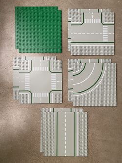 1990s Vintage Lego Baseplates (Set of 10)