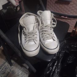 White Converse 10/12