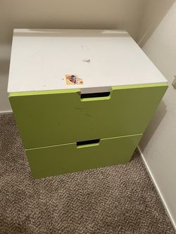 Light green Dresser/ night stand