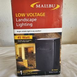 Malibu 8100-9045-01 45 Watt Power Pack Low Voltage Landscape Transformer