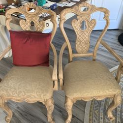 Two Captain Dining Chairs