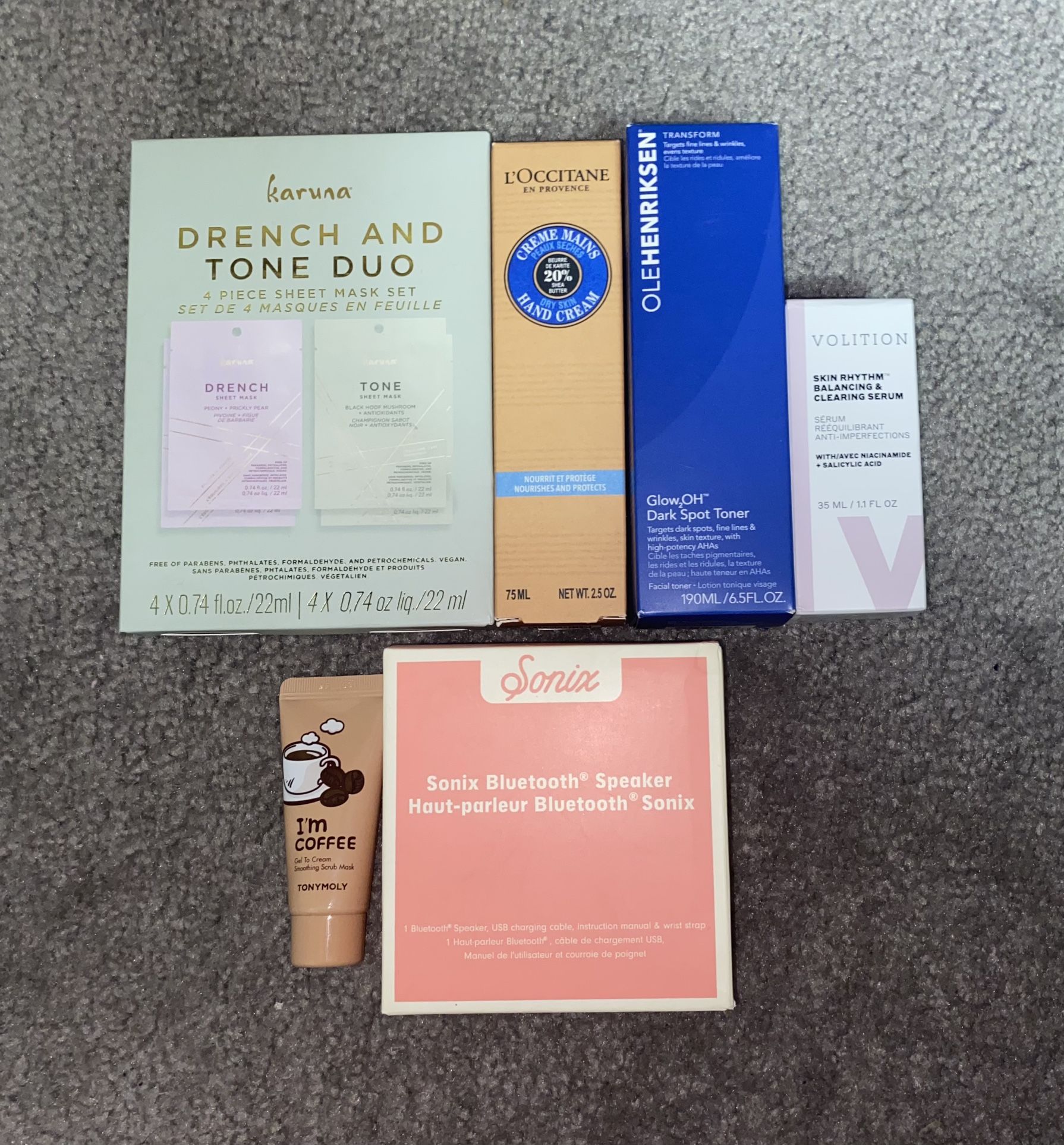 Skincare And Speaker Bundle
