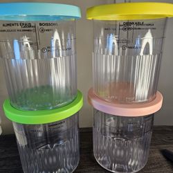 4 Large Ninja Creami Containers 