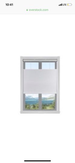 2 New in box white blinds 46.5x48