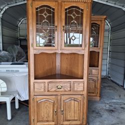 Corner China Cabinet Traditional