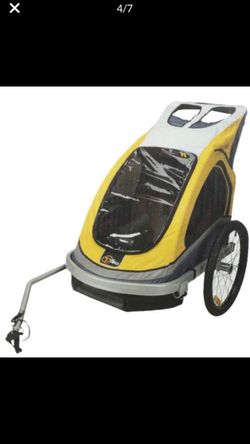 Bike trailer jogging stroller