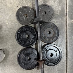Weights Barbell Set