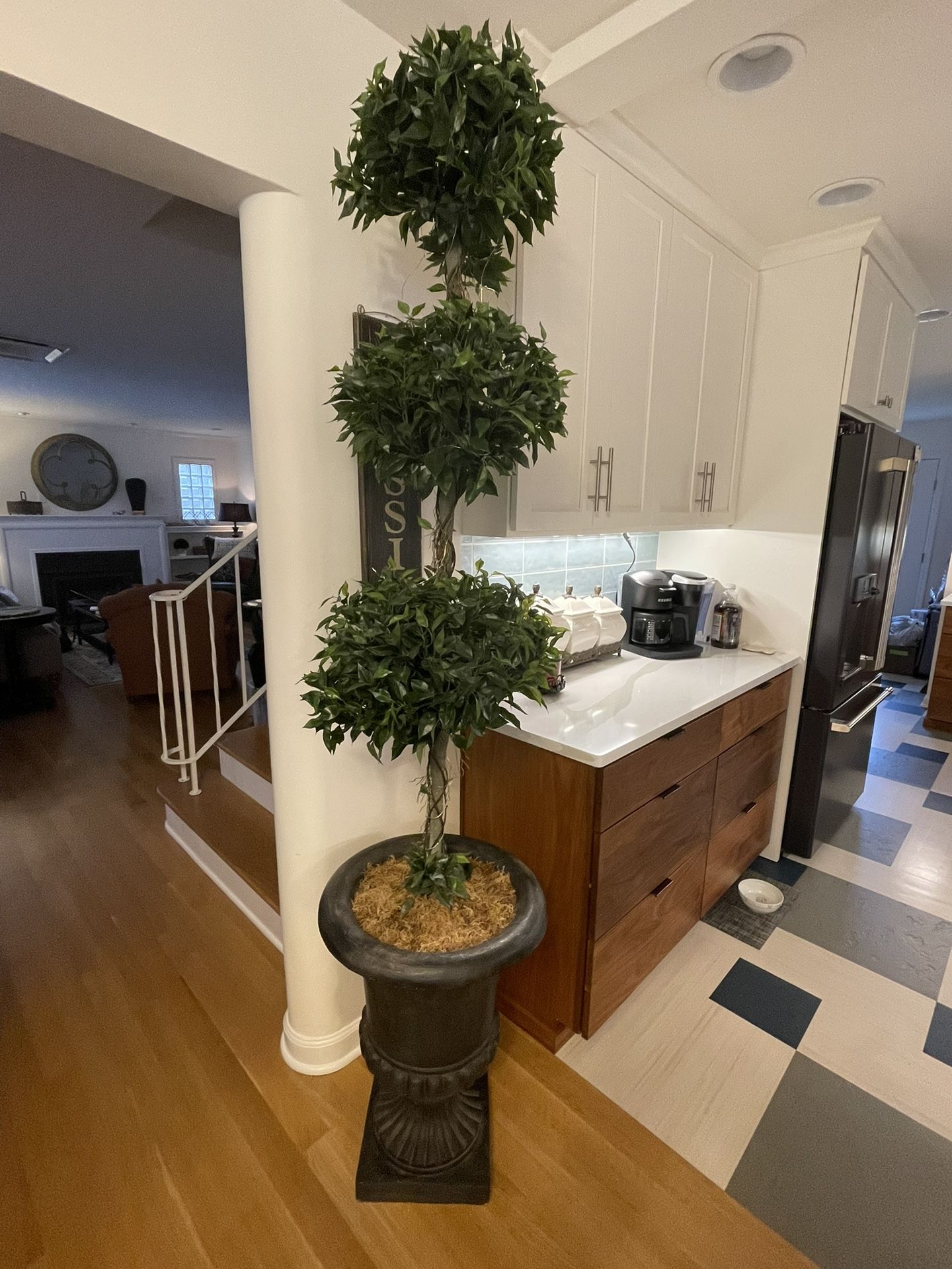 Beautiful 7ft Artificial Topiary-$150