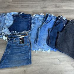 Levi Jeans and Shorts Bundle 
