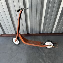 Vintage 1940s Made in USA Hamilton Snappy Red Scooter