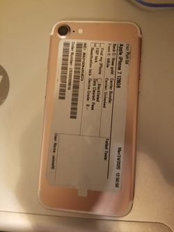 IPhone 7 128gb unlocked gold pink