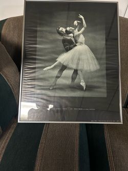 Framed Poster Natalia Makarova and Mikhail Baryshnikov From Giselle