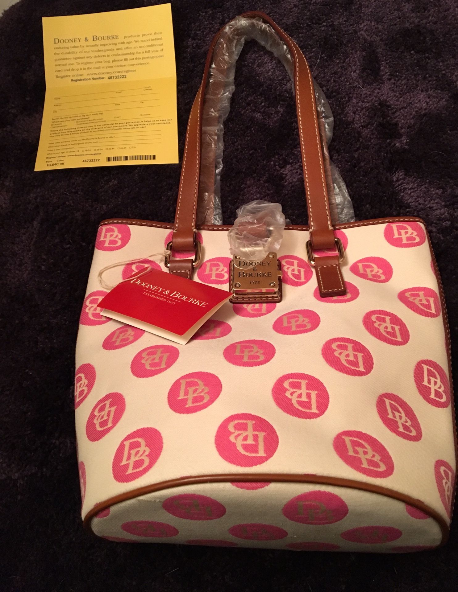 Dooney & Bourke Canvas Bucket Bag