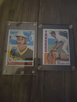 Don Mattingly and Ozzie Smith Rookie cards