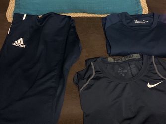 Adidas Sweatpants, Under Armor And Nike Long sleeve Shirt