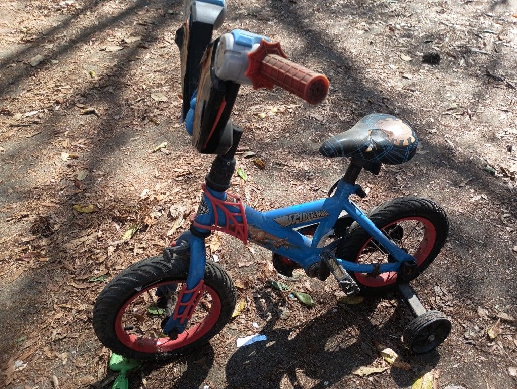 Spiderman Bike With Training Wheels