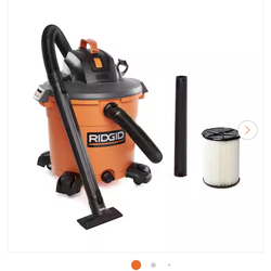 16 Gal. 5.0 Peak HP NXT Shop Vacuum Wet Dry Vac with General Debris Filter, Locking Hose and Attachments HD1200