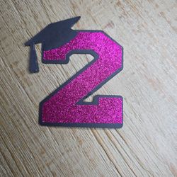 Black & Magenta Glitter 