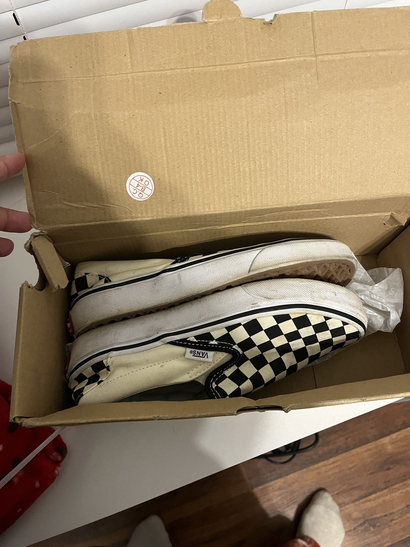 Checkered Vans Women’s Size 7