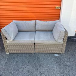 Sofa De 2 Plazas Para Patio 