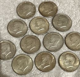SILVER 1964 KENNEDY HALVES