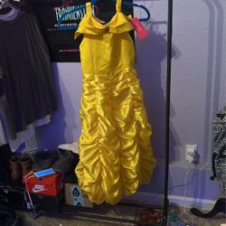 NEW WITH TAGS! Disney Princess Belle From Beauty And The Beast! Size 140 - Size 8/10 Girls 