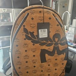 Brand New MCM Backpack Cognac