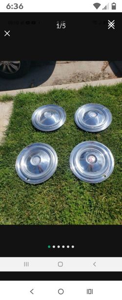Set Of 4 Vintage Packard 15inch Hubcaps 1(contact info removed) 120 FIRM NO LESS