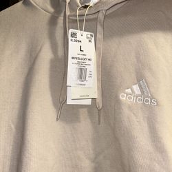 Adidas Tan Hoodie (L)
