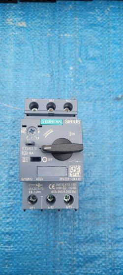 Siemens Sirius 3RV2011-0KA10 Motor Starter Protector Circuit Breaker