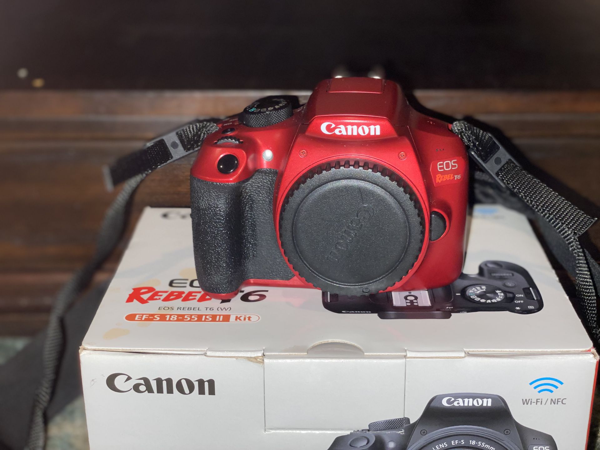 Limited Edition Canon Rebel T6 (Like New) Body Only